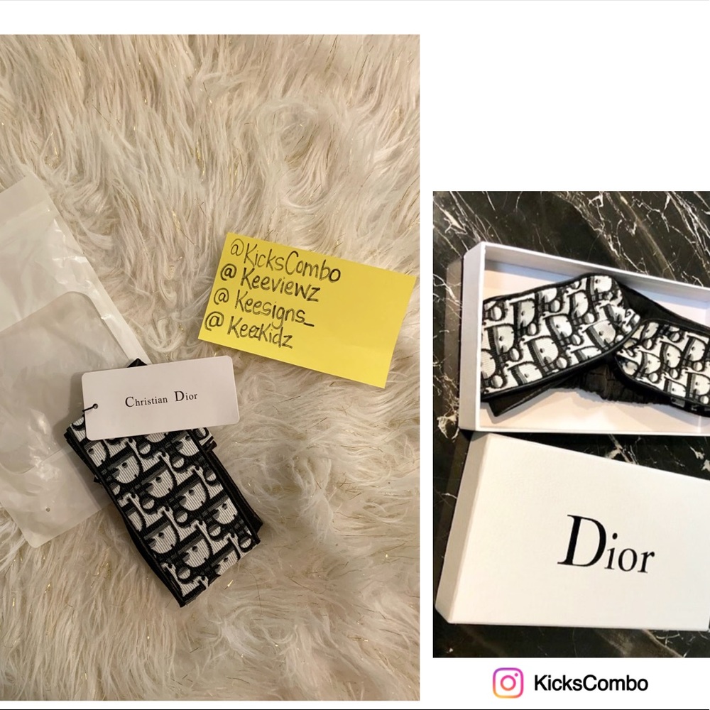 - Dior headband, NEW